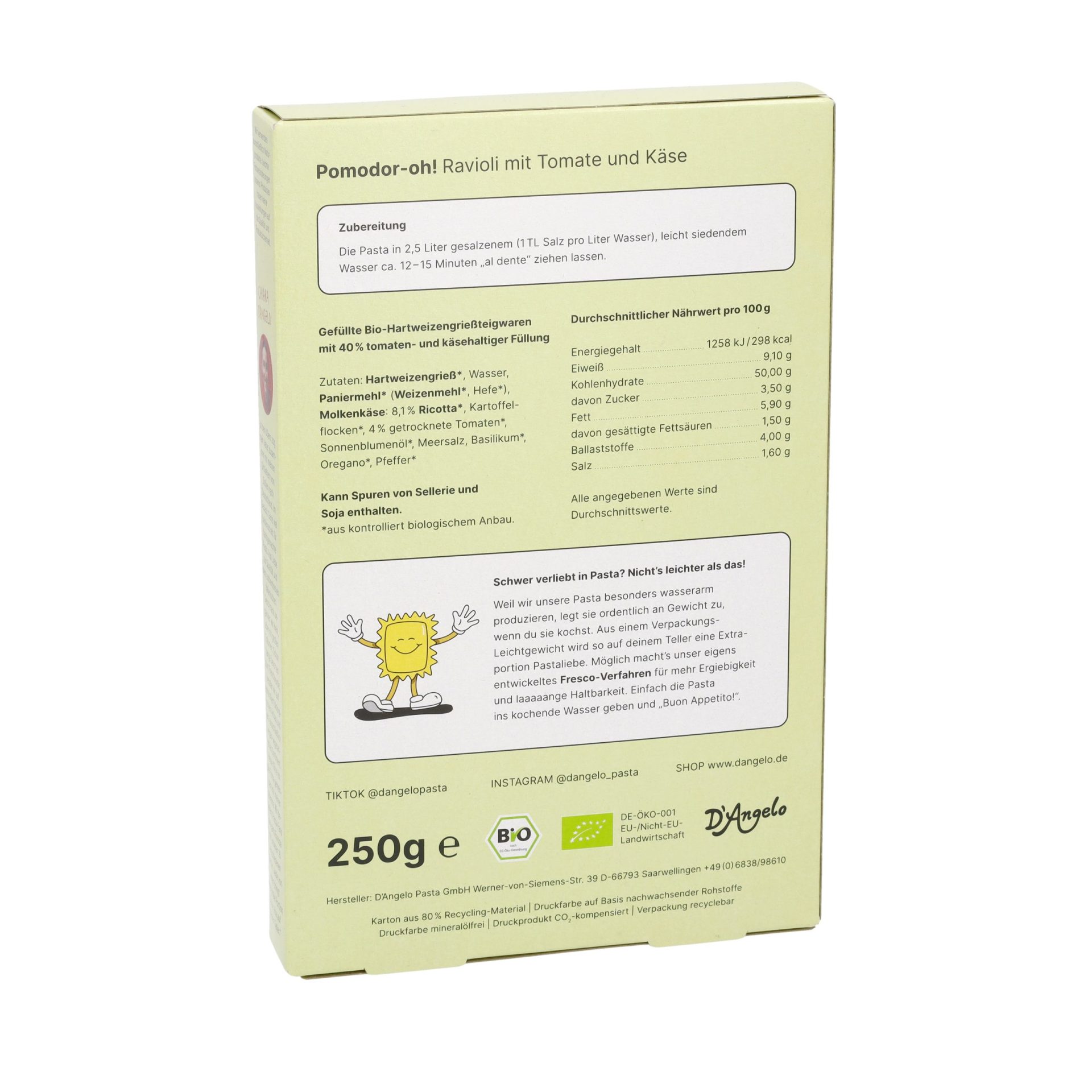 d-angelo-ravioli-pomodor-oh-tomate-k-se-pasta-250g image 3