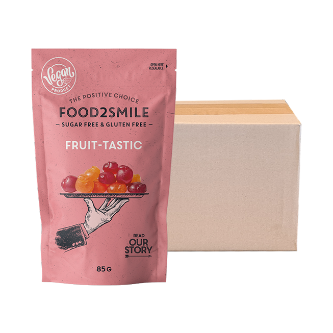 food2smile-candy-fruit-tastic-fruchtgummi-8x85g-zuckerfrei image 1