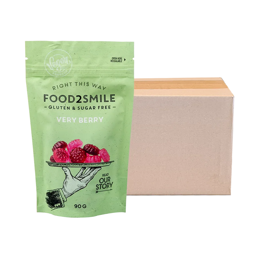 food2smile-candy-very-berry-gummib-rchen-8x90g-zuckerfrei image 1