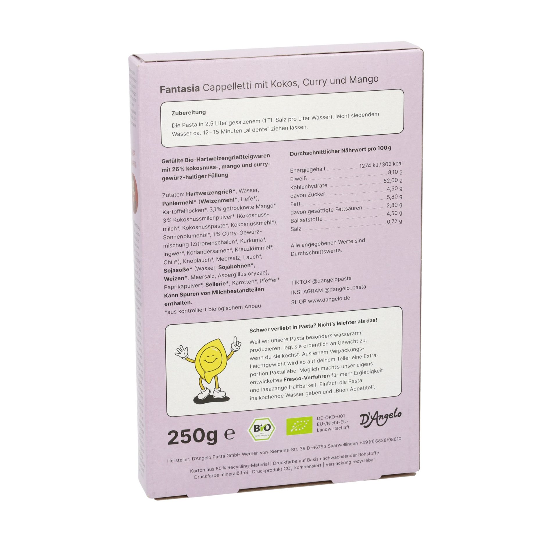 d-angelo-cappelletti-fantasia-kokos-mango-curry-250g image 3