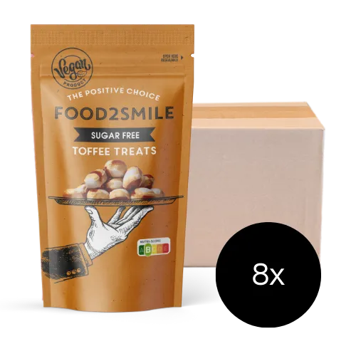 food2smile-candy-toffee-treats-bonbons-8x90g-zuckerfrei-vorrat image 1