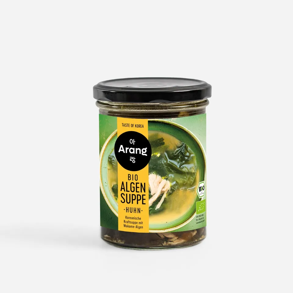 arang-suppen-bio-algensuppe-huhn-suppe-1-glas-kr-ftig image 1