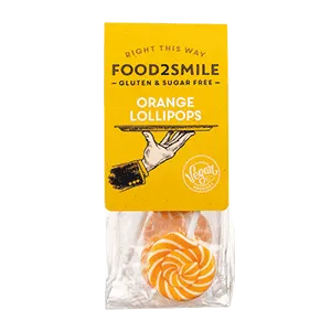 food2smile-candy-orange-lollipops-lutscher-zuckerfrei-5-st-ck image 1