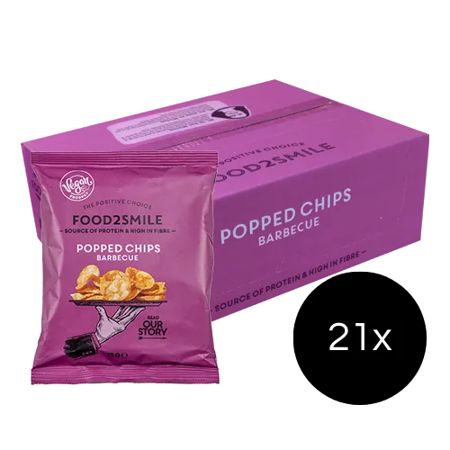 food2smile-chips-popped-chips-barbecue-chips-21-25-g-vegan image 1