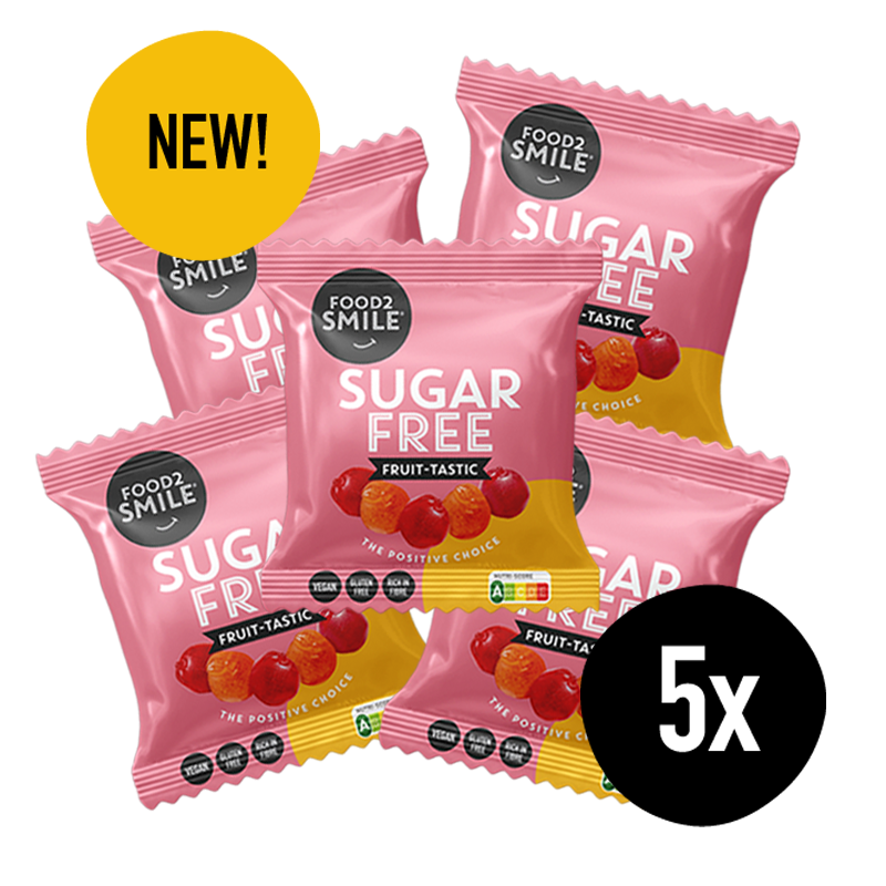 food2smile-candy-fruit-tastic-fruchtgummi-5x50g-zuckerfrei image 1