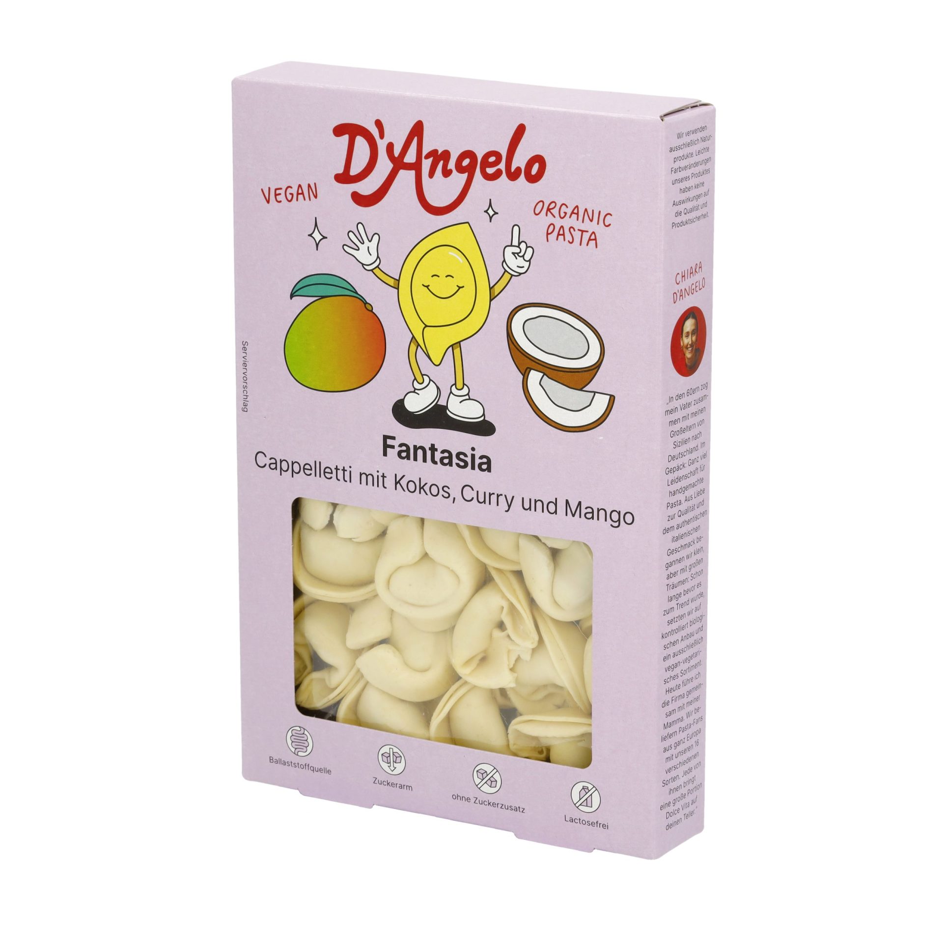 d-angelo-cappelletti-fantasia-kokos-mango-curry-250g image 2
