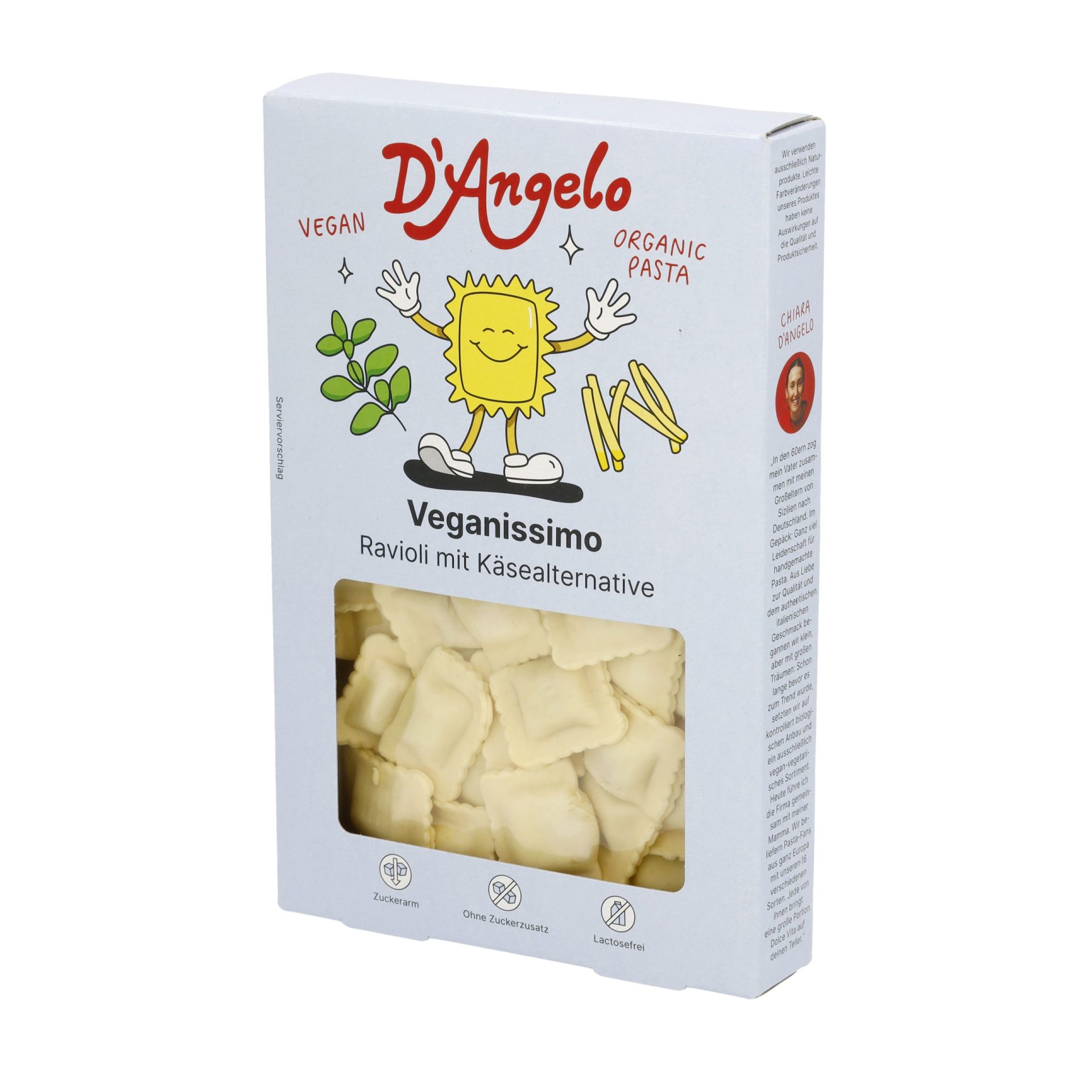 d-angelo-veganissimo-ravioli-veganer-k-se-250-g image 2