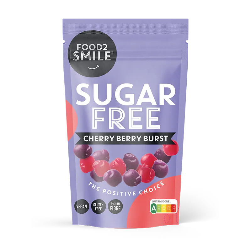 food2smile-candy-cherry-berry-fruchtgummi-85g-zuckerfrei image 1