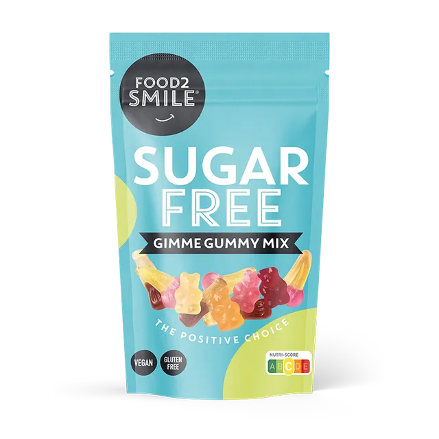 food2smile-candy-gimme-gummy-mix-fruchtgummi-90-g-zuckerfrei image 1