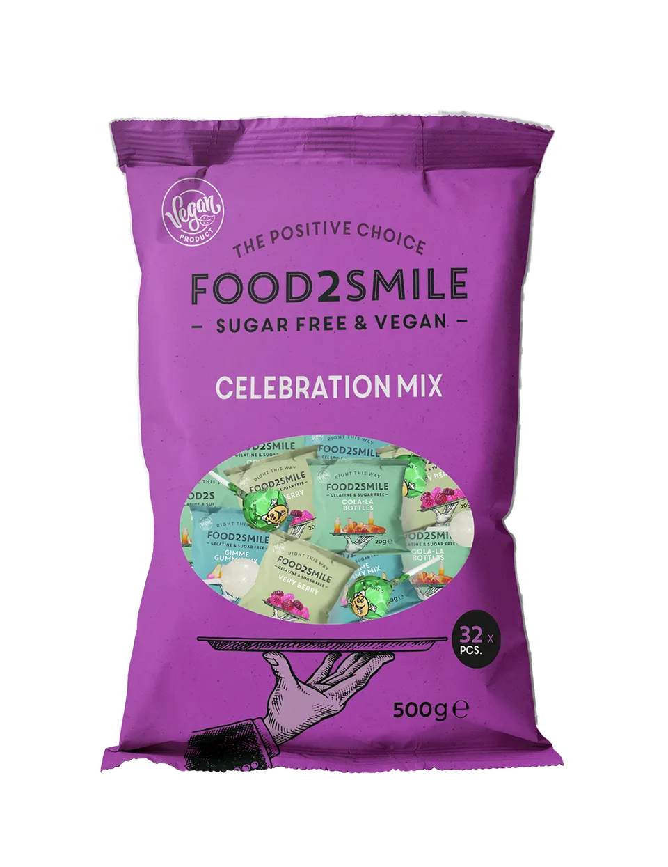 food2smile-candy-celebration-mix-lila-gummis-zuckerfrei-32-st-ck image 1