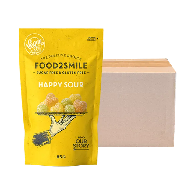 food2smile-candy-happy-sour-fruchtgummi-8x85-g-zuckerfrei image 1