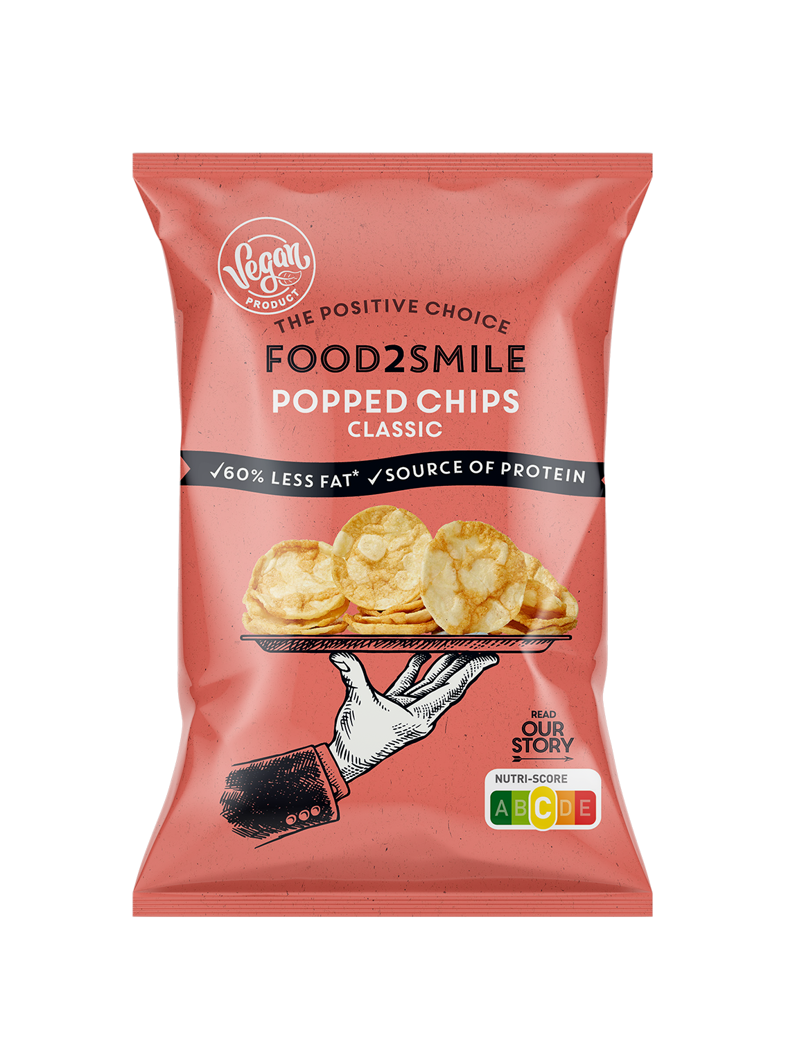 food2smile-chips-popped-chips-classic-salzig-vegan-90-g image 1