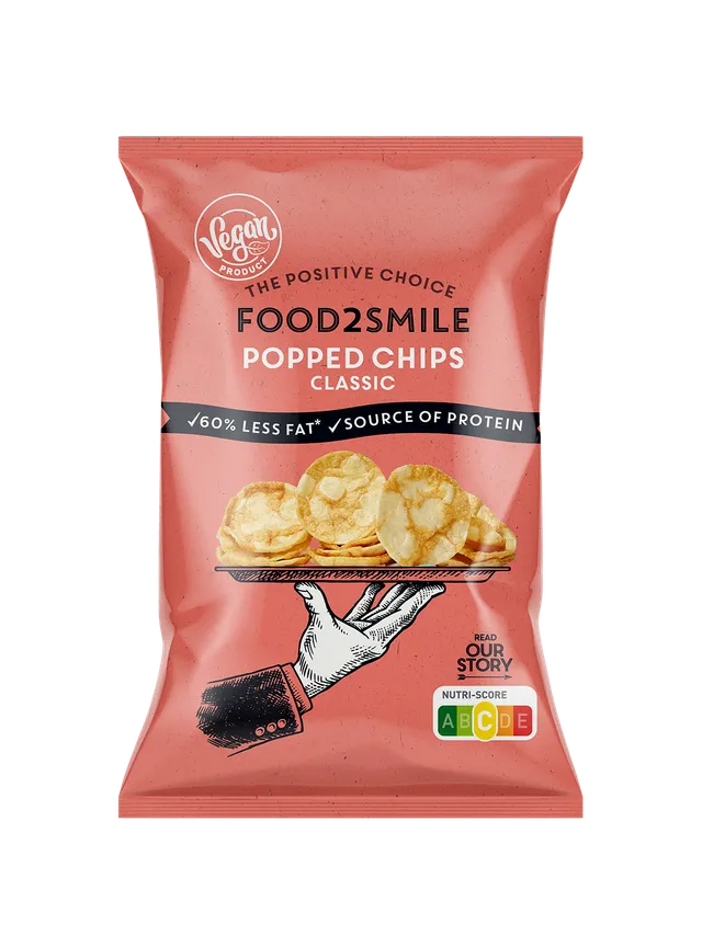 food2smile-chips-popped-chips-classic-salzig-vegan-90-g image 1
