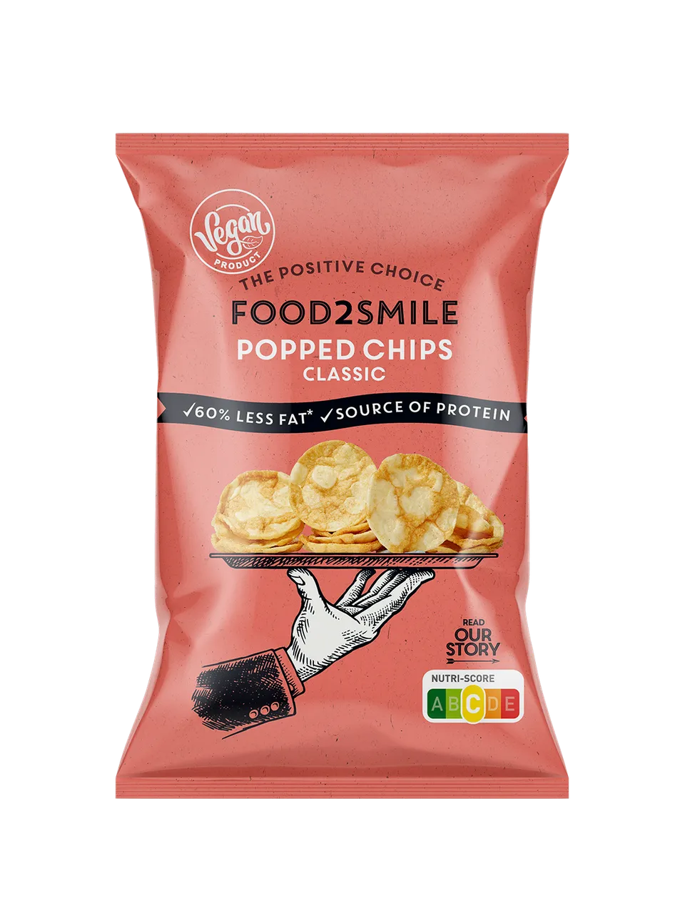 food2smile-chips-popped-chips-classic-salzig-vegan-90-g image 1