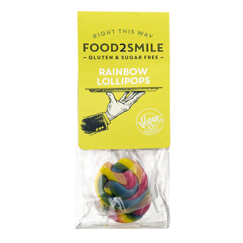 food2smile-candy-rainbow-lollipops-lutscher-5-stk-zuckerfrei image 1