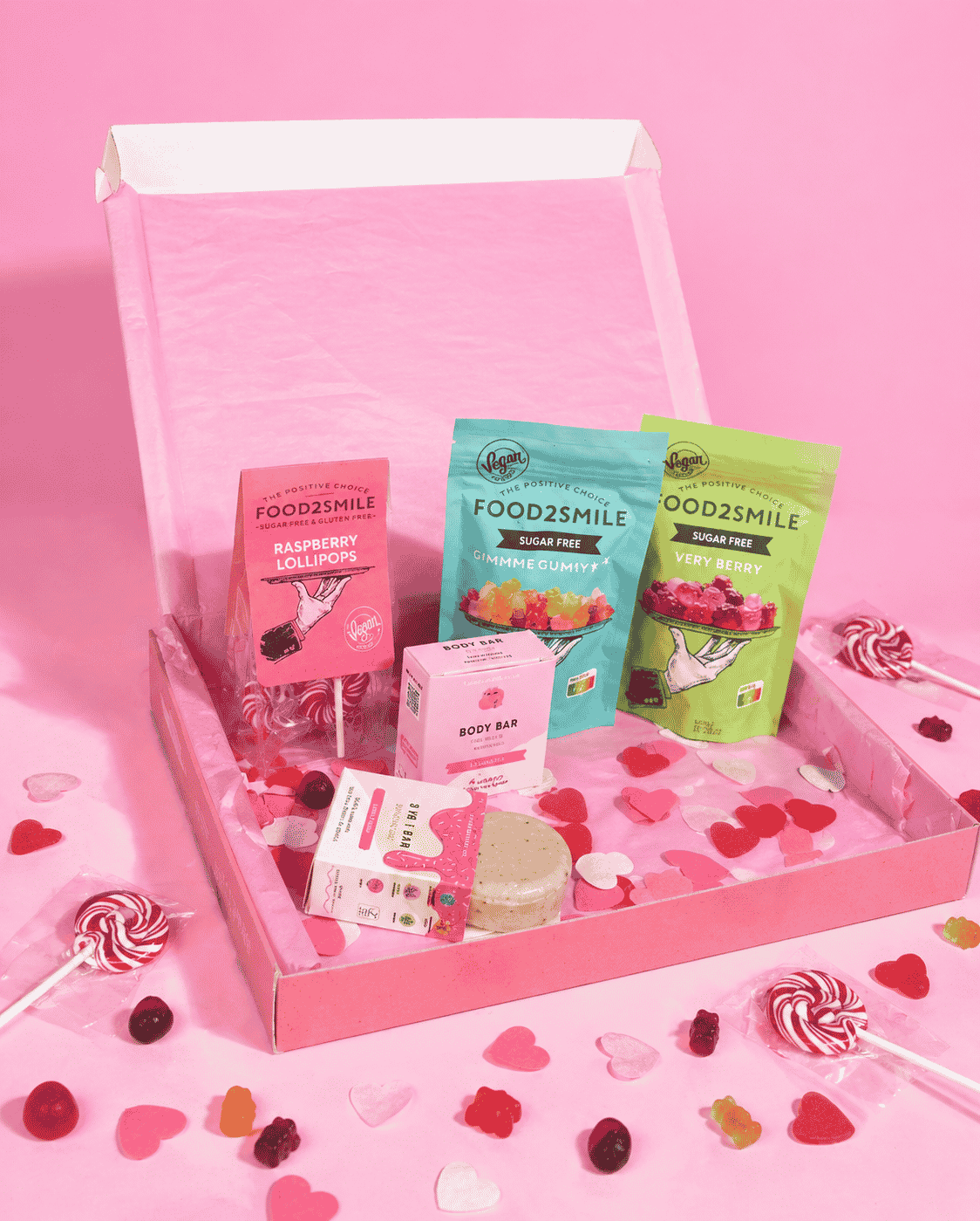 food2smile-candy-geschenkset-very-berry-gummi-lolli-pflege image 1
