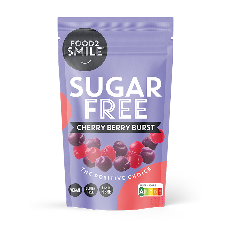food2smile-candy-cherry-berry-fruchtgummi-85g-zuckerfrei image 1