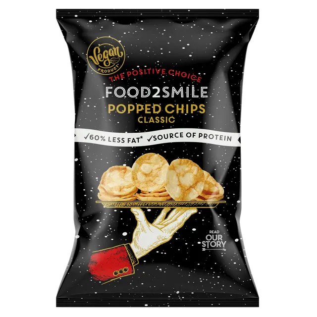 food2smile-chips-popped-chips-classic-90g-salzig-vegan image 1