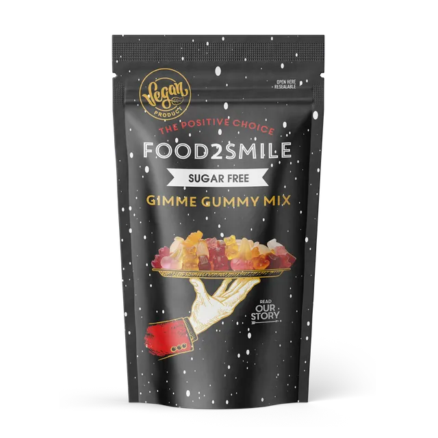 food2smile-candy-gimme-gummy-mix-christmas-90-g-zuckerfrei image 1