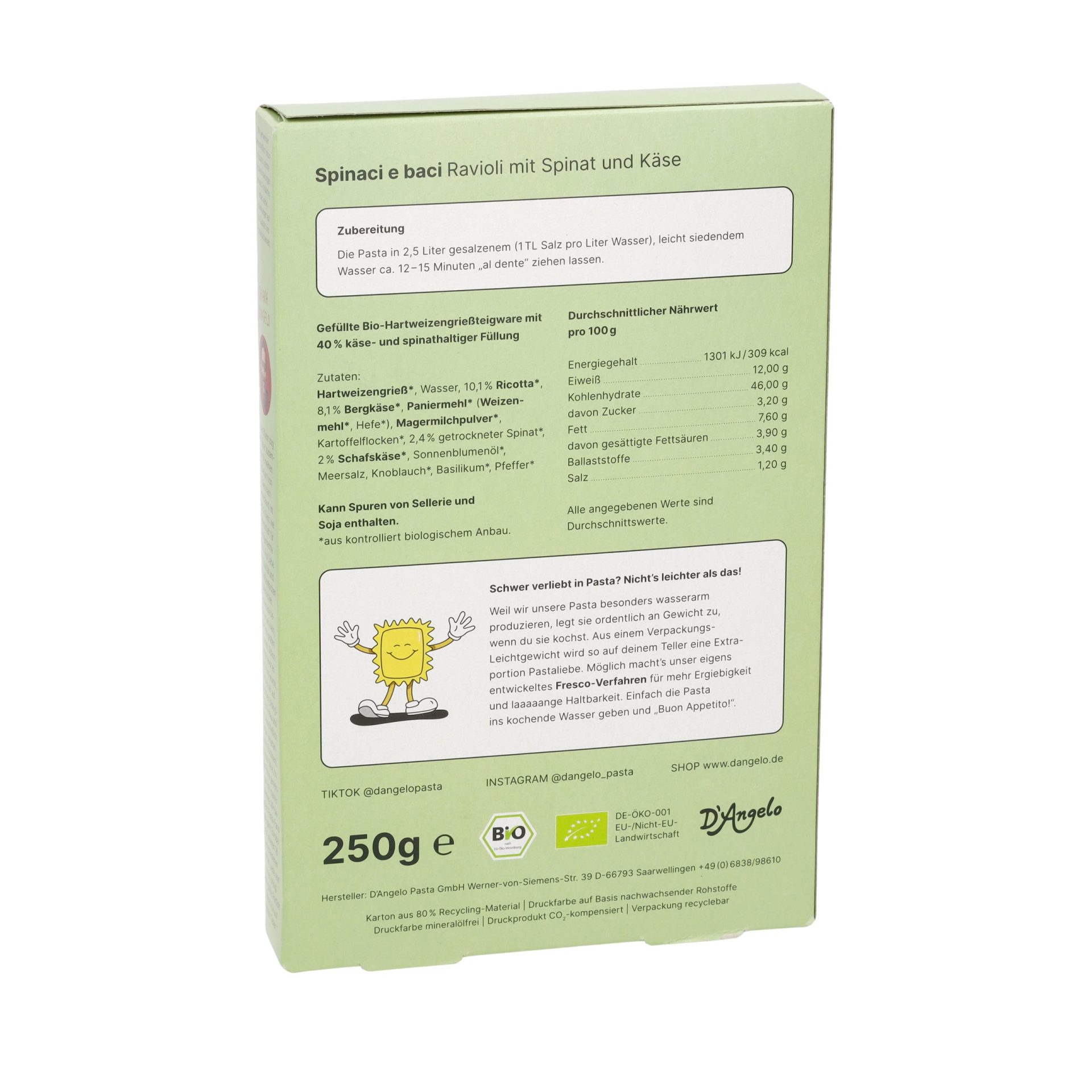 d-angelo-spinaci-e-baci-ravioli-spinat-k-se-250-g image 3