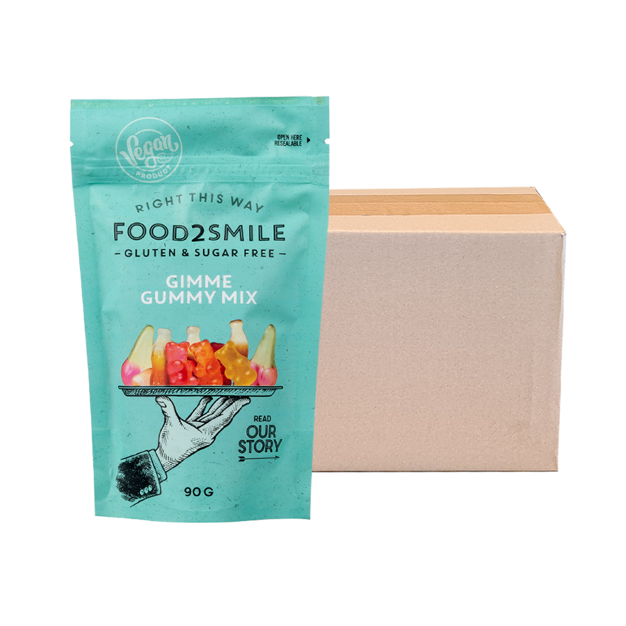 food2smile-candy-gimme-gummy-mix-fruchtgummi-8x90-g-zuckerfrei image 1