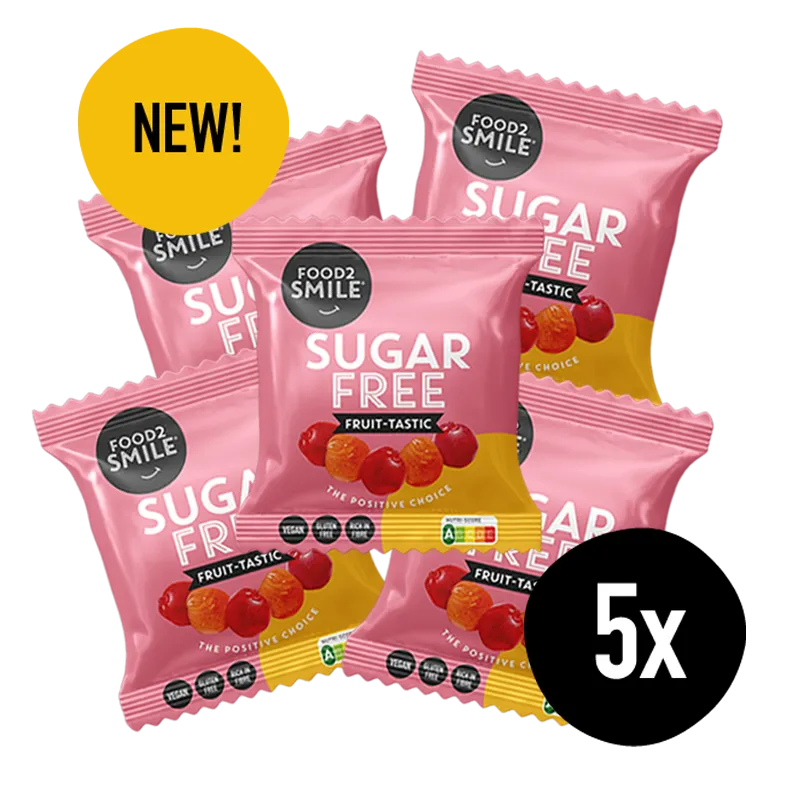 food2smile-candy-fruit-tastic-fruchtgummi-5x50g-zuckerfrei image 1