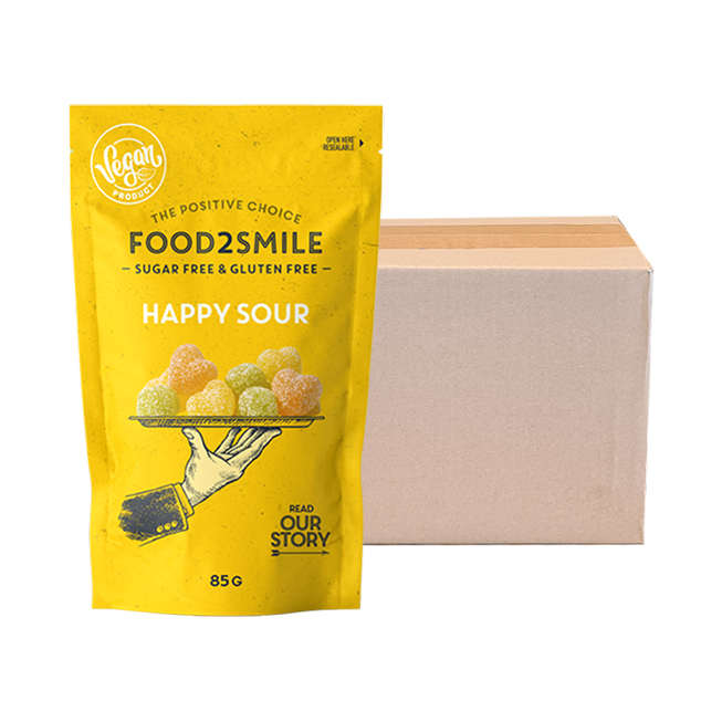 food2smile-candy-happy-sour-fruchtgummi-8x85-g-zuckerfrei image 1