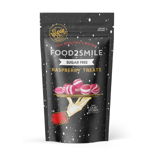 food2smile-candy-raspberry-treats-bonbons-90g-weihnachten image 1