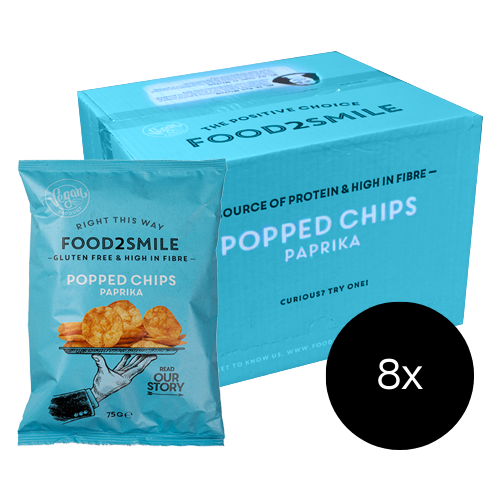 food2smile-chips-popped-chips-paprika-glutenfrei-8x90-g image 1