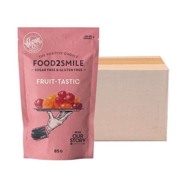 food2smile-candy-fruit-tastic-fruchtgummi-8x85g-zuckerfrei image 1