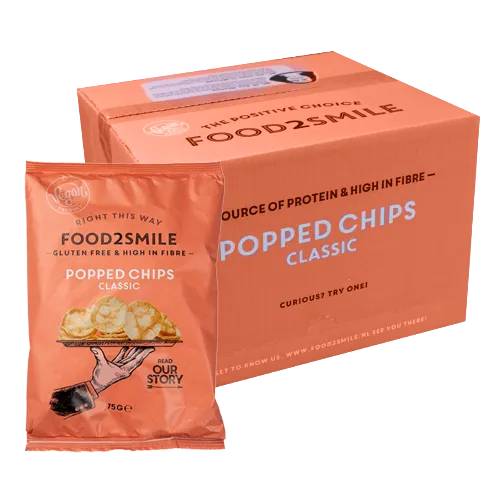 food2smile-chips-popped-chips-classic-salz-8x90g-vegan-glutenfrei image 1