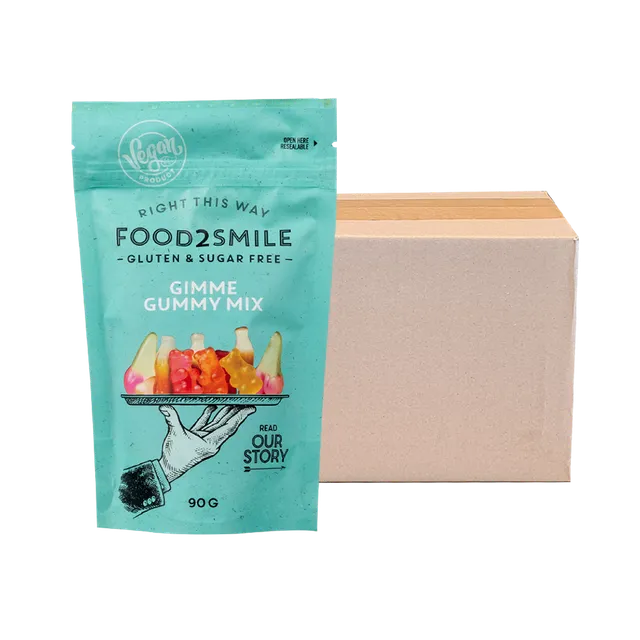 food2smile-candy-gimme-gummy-mix-fruchtgummi-8x90-g-zuckerfrei image 1