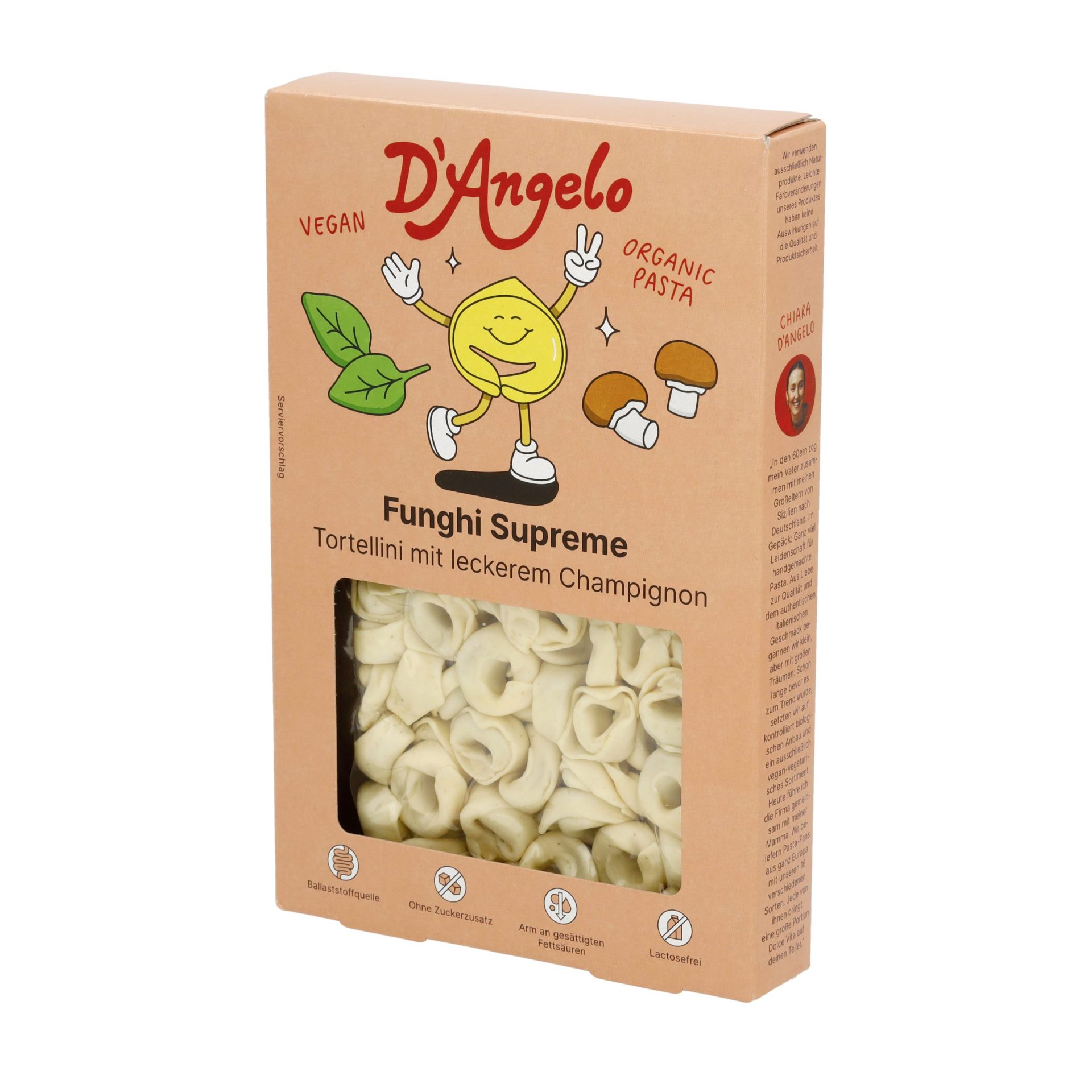 d-angelo-tortellini-funghi-supreme-champignon-pasta-250g image 2