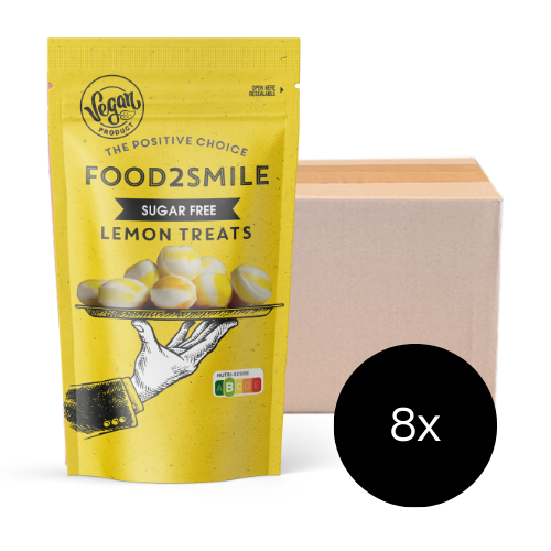 food2smile-candy-lemon-treats-bonbons-8x90g-zuckerfrei image 1